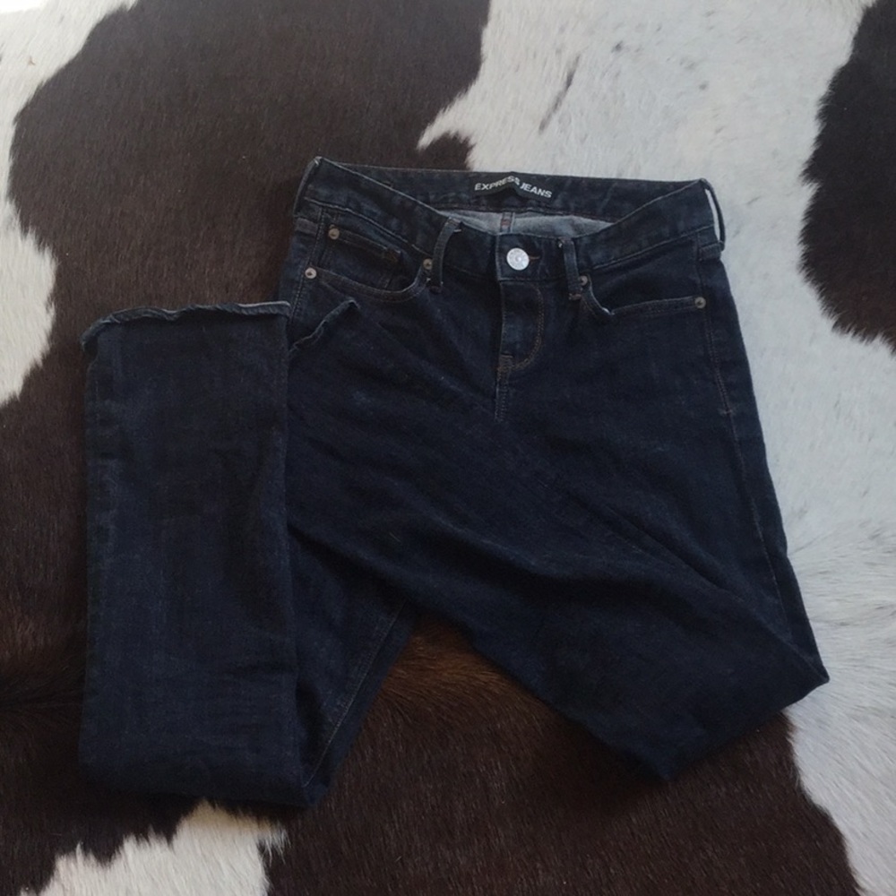 Express Barely Boot Stella low rise 2R dark blue